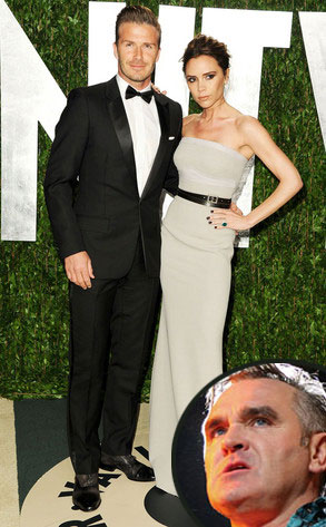 David Beckham, Victoria Beckham, Morrissey David Beckham, Victoria Beckham, Morrissey
